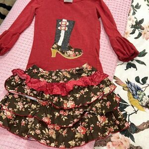 Persnickety fall skirt set rare sz 2
